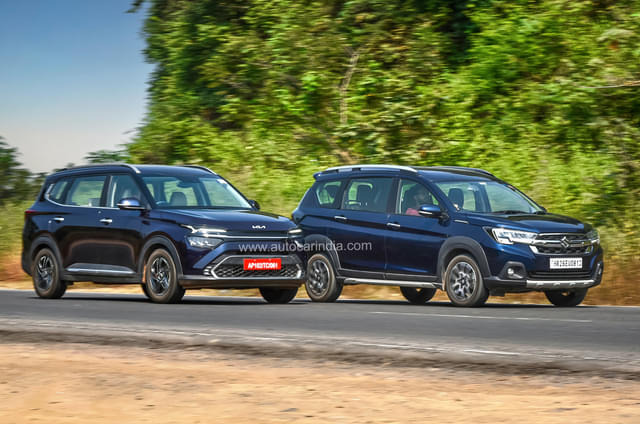 Maruti Suzuki XL6 vs Kia Carens comparison: six-seat show...